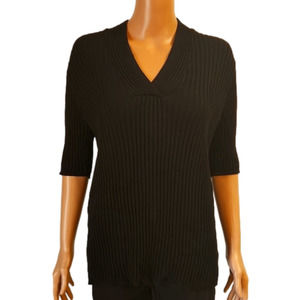 𝅺George V neck quarter sleeve sweater shirt (code-G086)